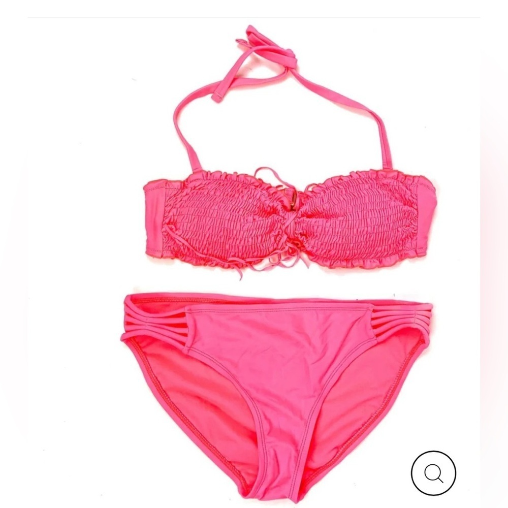 🩷🩷🩷 Pink Two Piece Oxford SwimWear Size MEDIUM Brand New